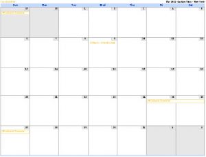 Seminars Calendar