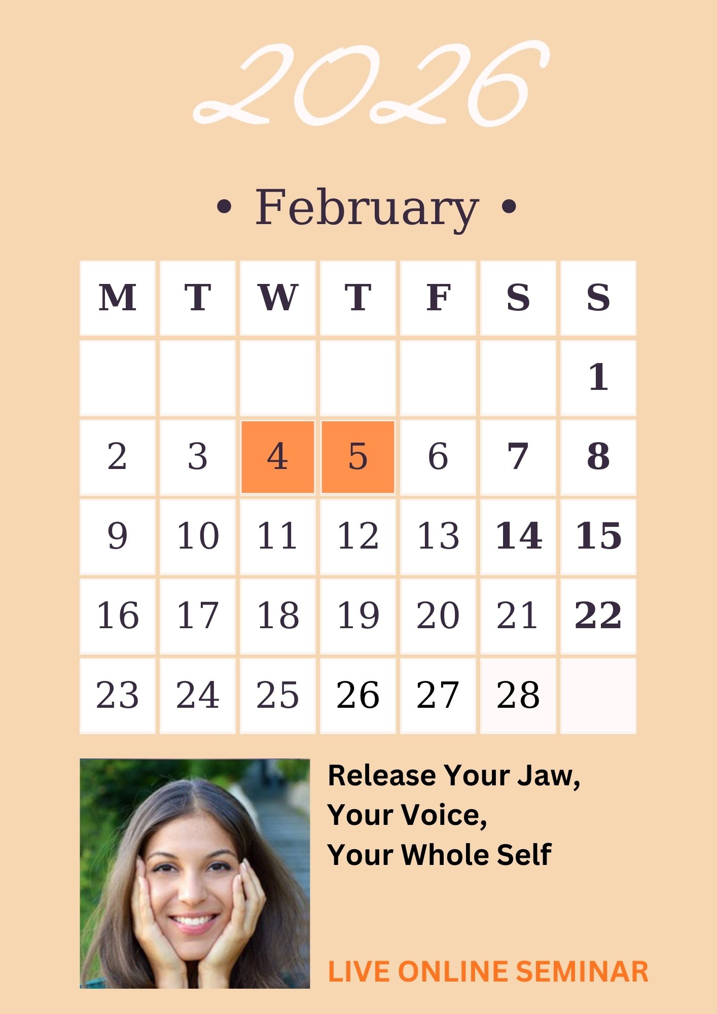 CEs Seminar Release Your Jaw Voice Your Whole Self