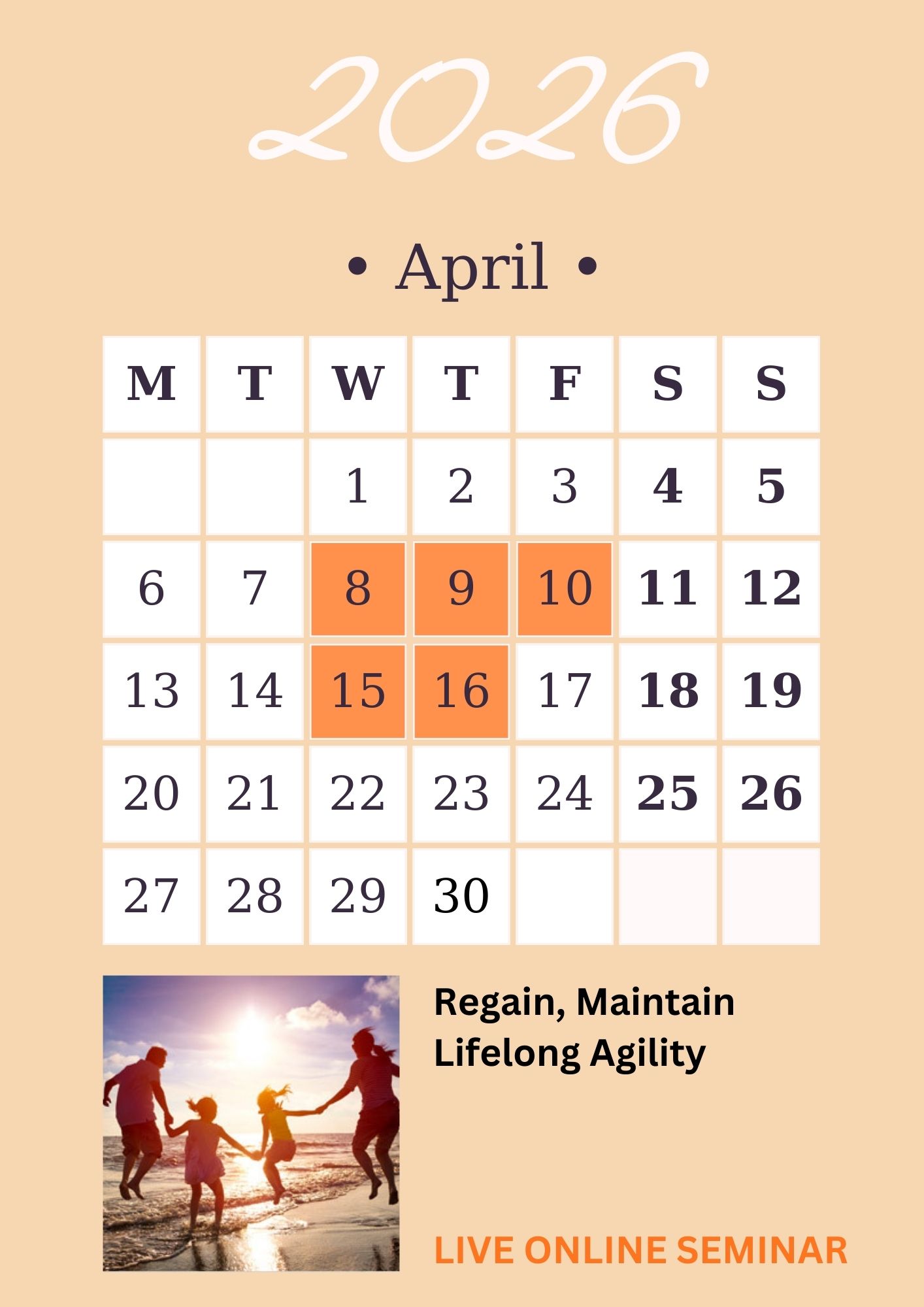 CEs Seminar Regain, Maintain Lifelong Agility