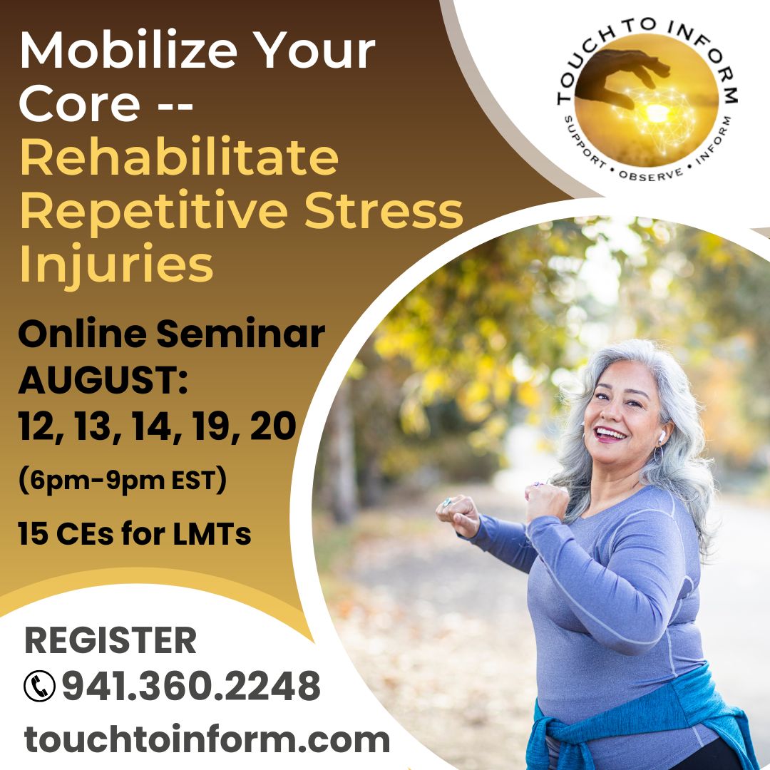 CEs Seminar - Mobilize Your CORE & Rehabilitate RSI
