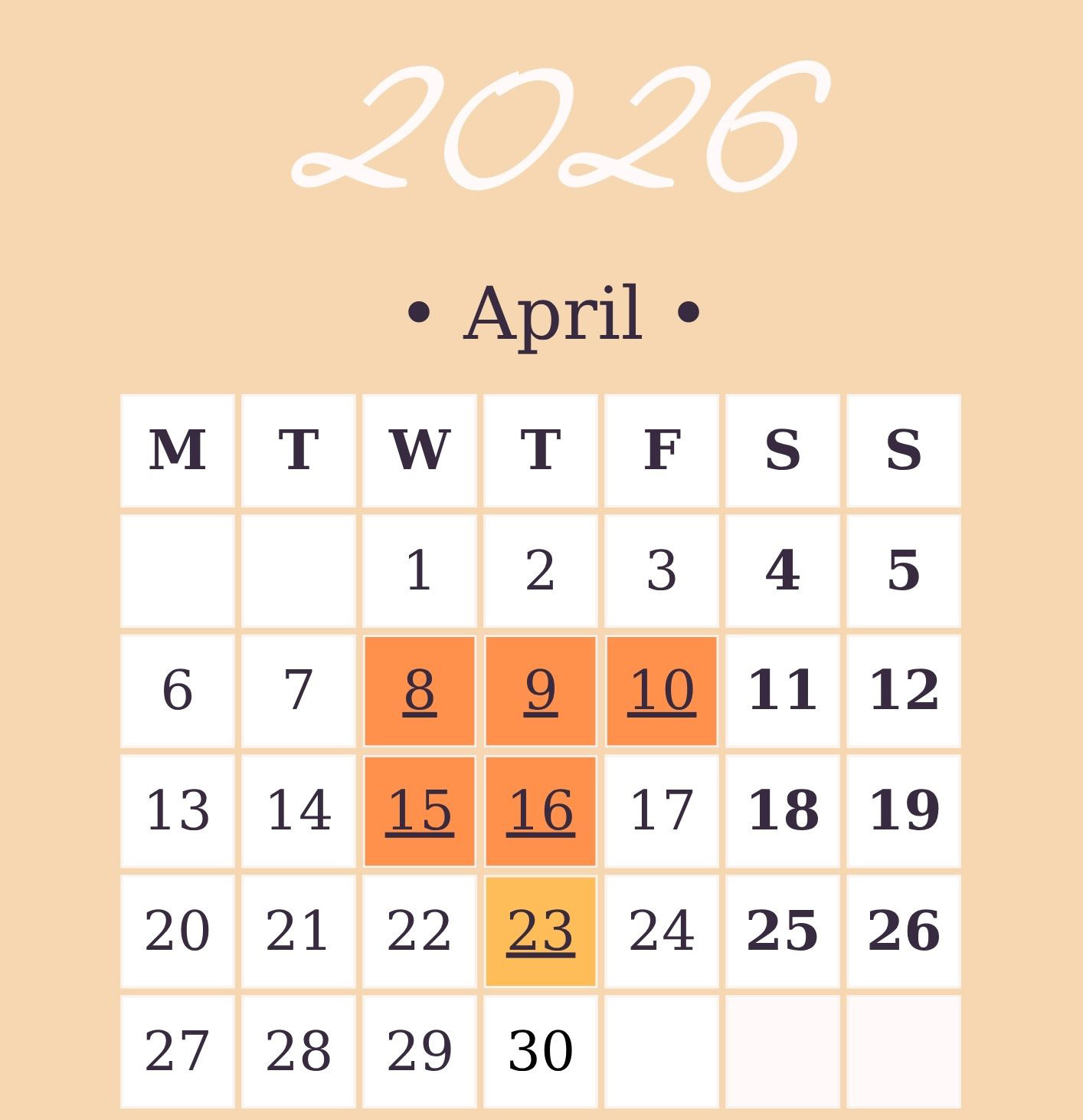 Touch To Inform Seminars April 2026